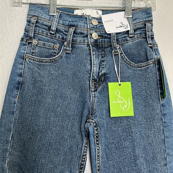 Sam Edelman Women’s Size 24 Stovepipe Jeans Tapered Leg NWT $119 Slim Denim - Picture 3 of 14